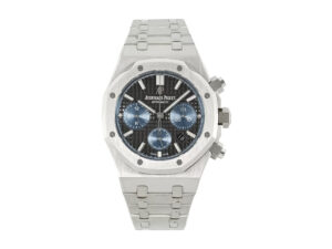 Royal Oak Chronograph Stainless Steel with Titanium Dial (41mm) featuring a sleek design and precision detailing.