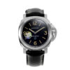 Luminor Base Logo Paneristi 15th Anniversary Handwound Stainless Steel Case with Black Dial and Black Strap (44mm)