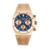 Royal Oak Chronograph Pink Gold with Blue Dial (41mm)