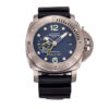 Luminor Submersible 1950 3 Days GMT Automatic Titanio 'Pole 2 Pole' Titanium Case with Blue Dial and Black Strap (47mm)