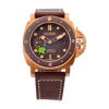 Luminor Submersible 3 Days Automatic 'Bronzo' Bronze Case with Titanium caseback, Brown Dial and Brown Strap (47mm)