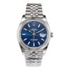 Datejust 41 Stainless Steel on Jubilee with Blue Dial and Fluted Bezel