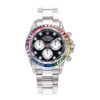 Cosmograph Daytona Stainless Steel 'Rainbow' with Diamond Bezel