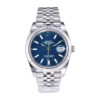 Datejust 41 Stainless Steel on Jubilee with Fluted Motif Blue Dial and Fluted Bezel