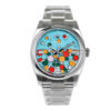Oyster Perpetual 36 Stainless Steel with Turquoise Dial (Celebration Motif)