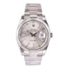 Datejust 41 Stainless Steel on Oyster with Silver Dial and Fluted Bezel