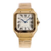 Santos Large Yellow Gold with White Dial (40mm)