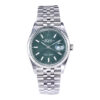 Datejust 36 Stainless Steel on Jubilee with Mint Green Dial and Fluted Bezel