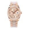 Day-Date 36 Rose Gold 'President' with Diamond Rose Dial and Diamond Bezel