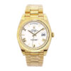 Day-Date 40 Yellow Gold 'President' with White Dial (Roman Numerals) and Fluted Bezel