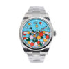 Oyster Perpetual 41 Stainless Steel with Turquoise Dial (Celebration Motif)