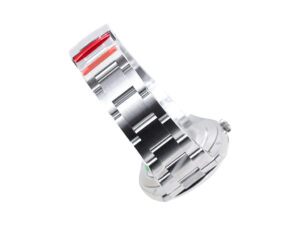 Oyster Perpetual 41 Stainless Steel watch band showcasing polished links, part of Turquoise Dial (Celebration Motif) design.