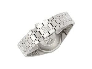 Back view of the Royal Oak Chronograph Stainless Steel 41mm, showcasing the intricate bracelet and clasp design.