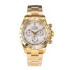 Cosmograph Daytona Yellow Gold Oysterflex with White Mother of Pearl Dial
